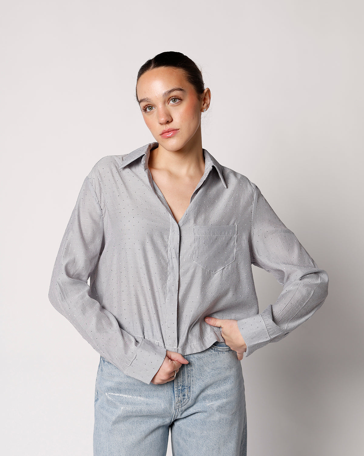 STARRY NIGHT BUTTON UP