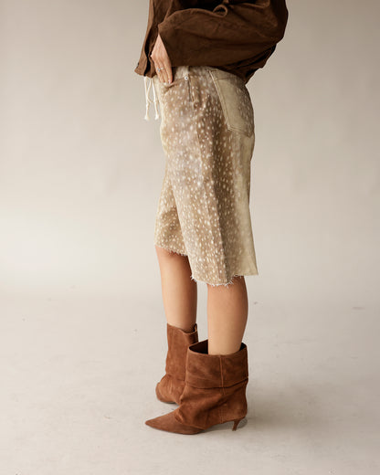 FAWN DENIM JORTS