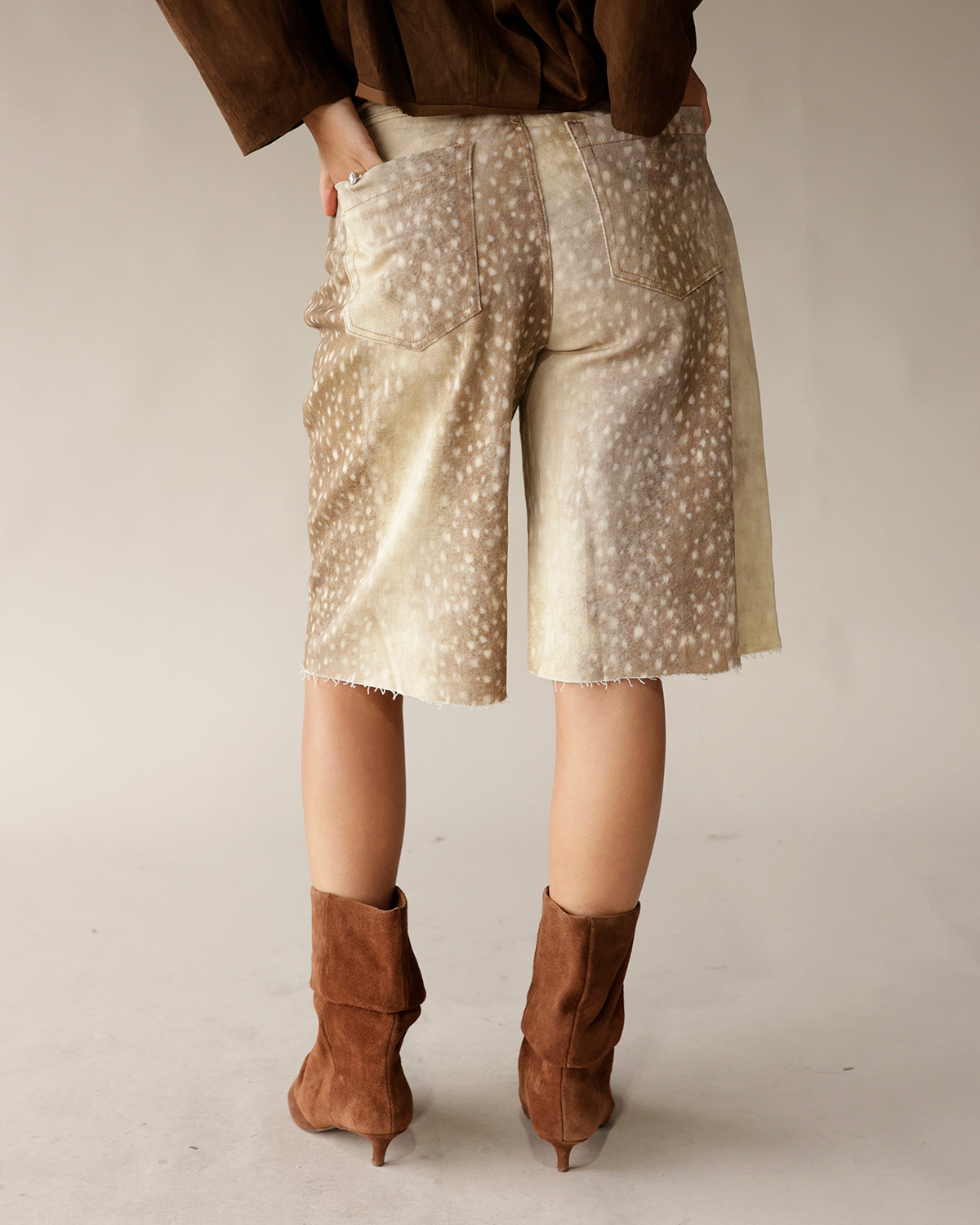 FAWN DENIM JORTS