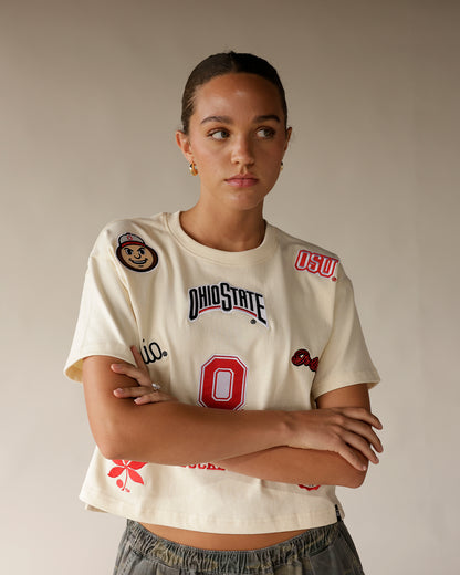 OSU FAN STICKER TEE