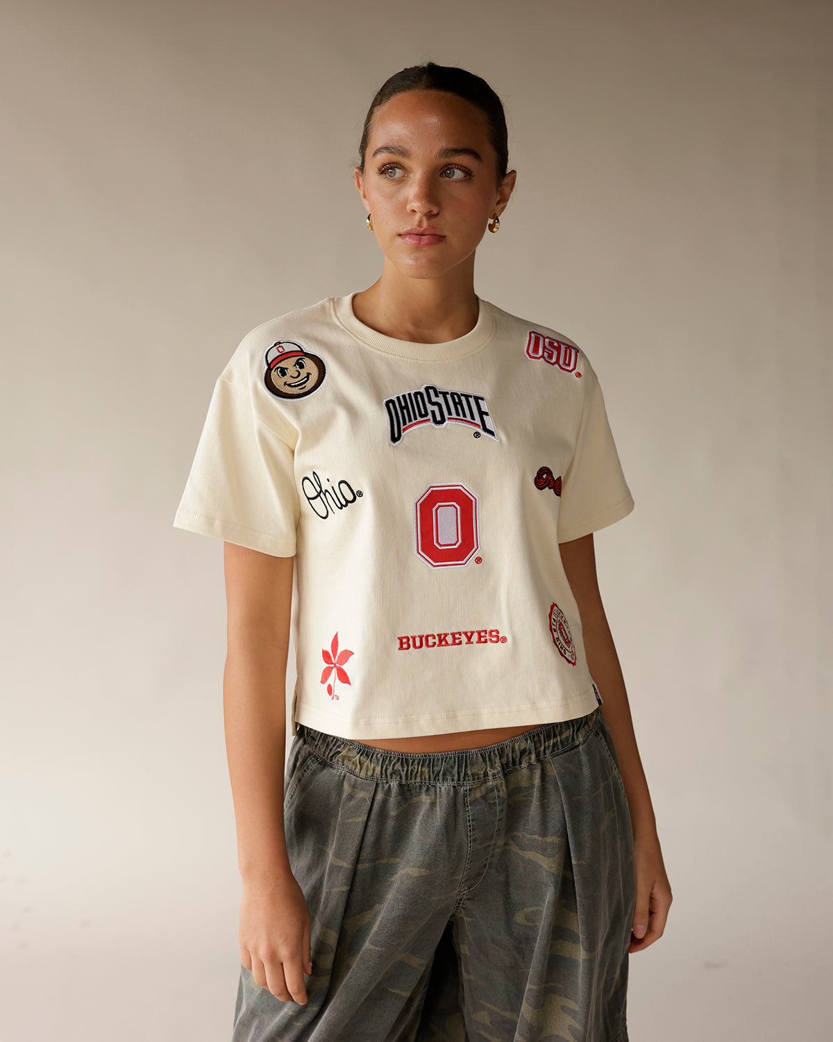 OSU FAN STICKER TEE