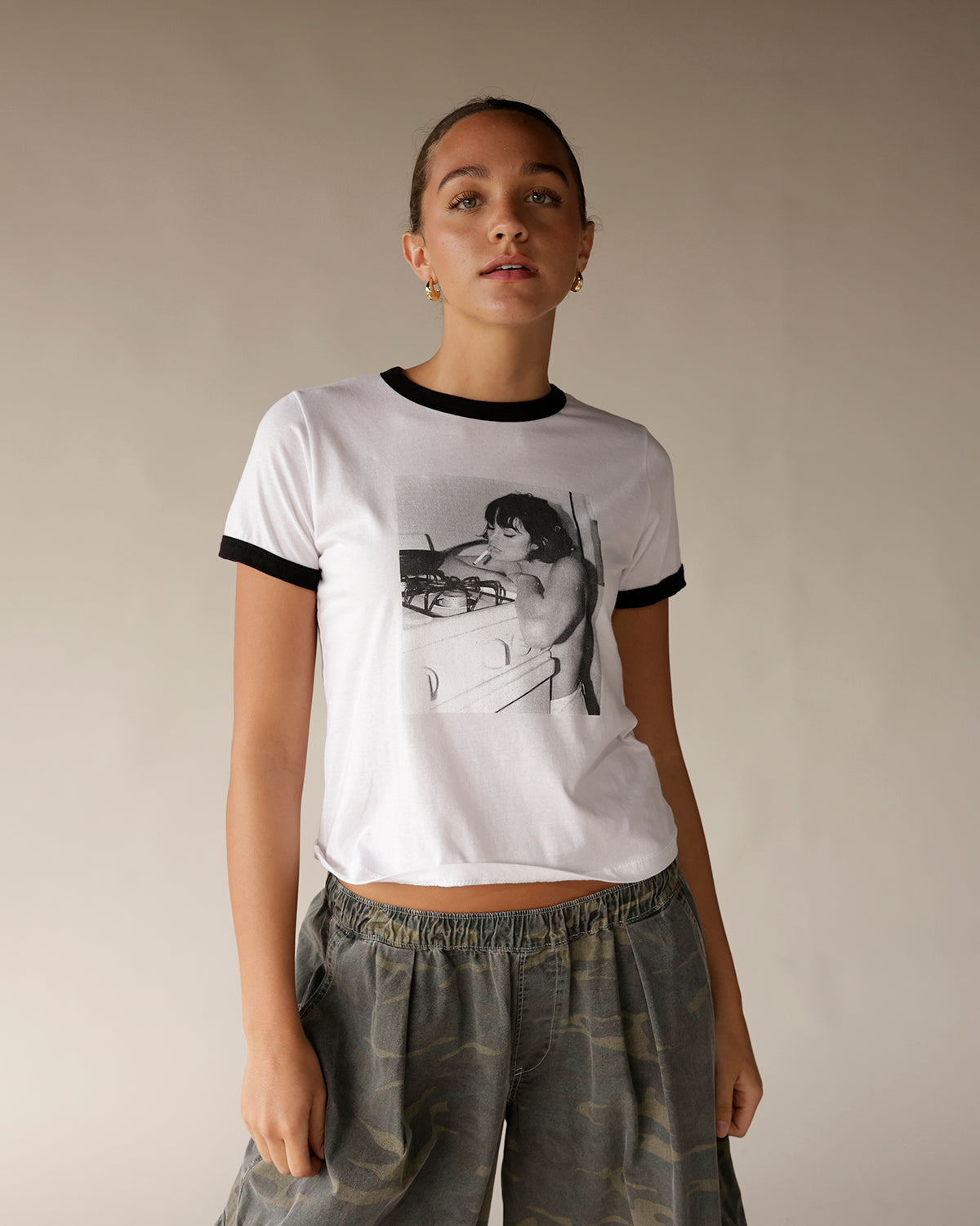 baby tee graphic baby tee graphic tee easy Tshirt black and white Tshirt white Tshirt 