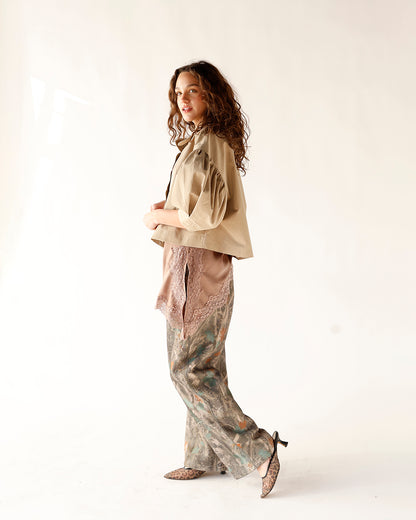 AURORA LACE TOP X MOCHA