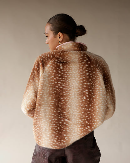 FAWN SHERPA OVERSIZED PULLOVER