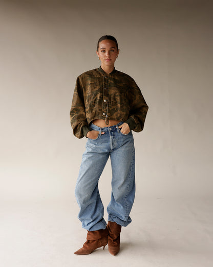 DUTY CALLS CAMO CROPPED JACKET