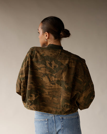 DUTY CALLS CAMO CROPPED JACKET