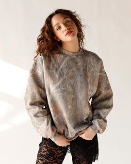 camo crew neck camoflauge sweatshirt camo set 