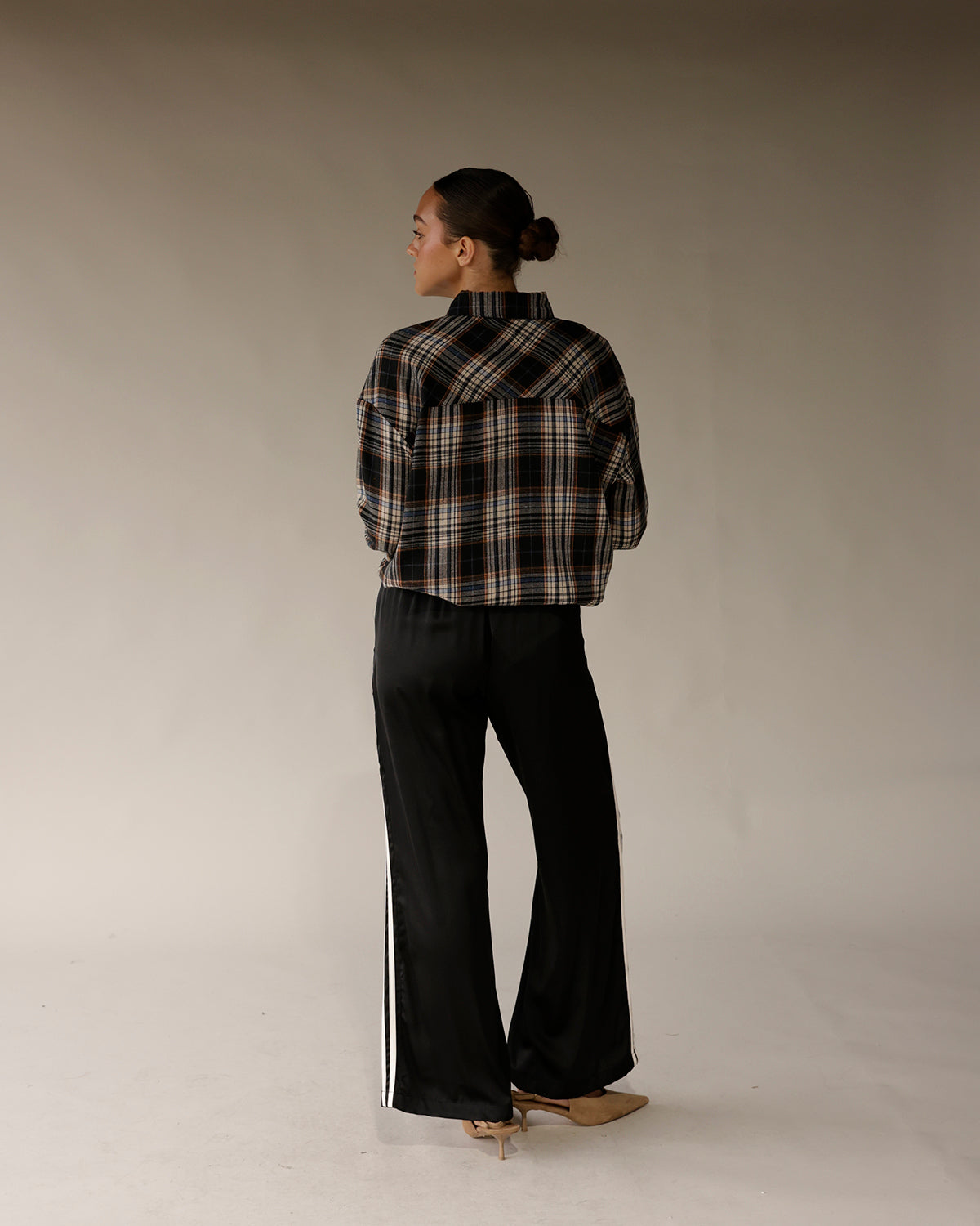 STAY IN YOUR LANE TRACK PANTS X BLACK