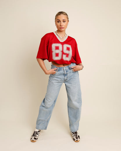EIGHTY-FINE JERSEY X RED & GRAY