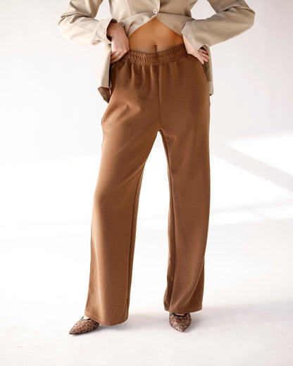 HIP LIKE BUTTA TRACK PANT X BROWN