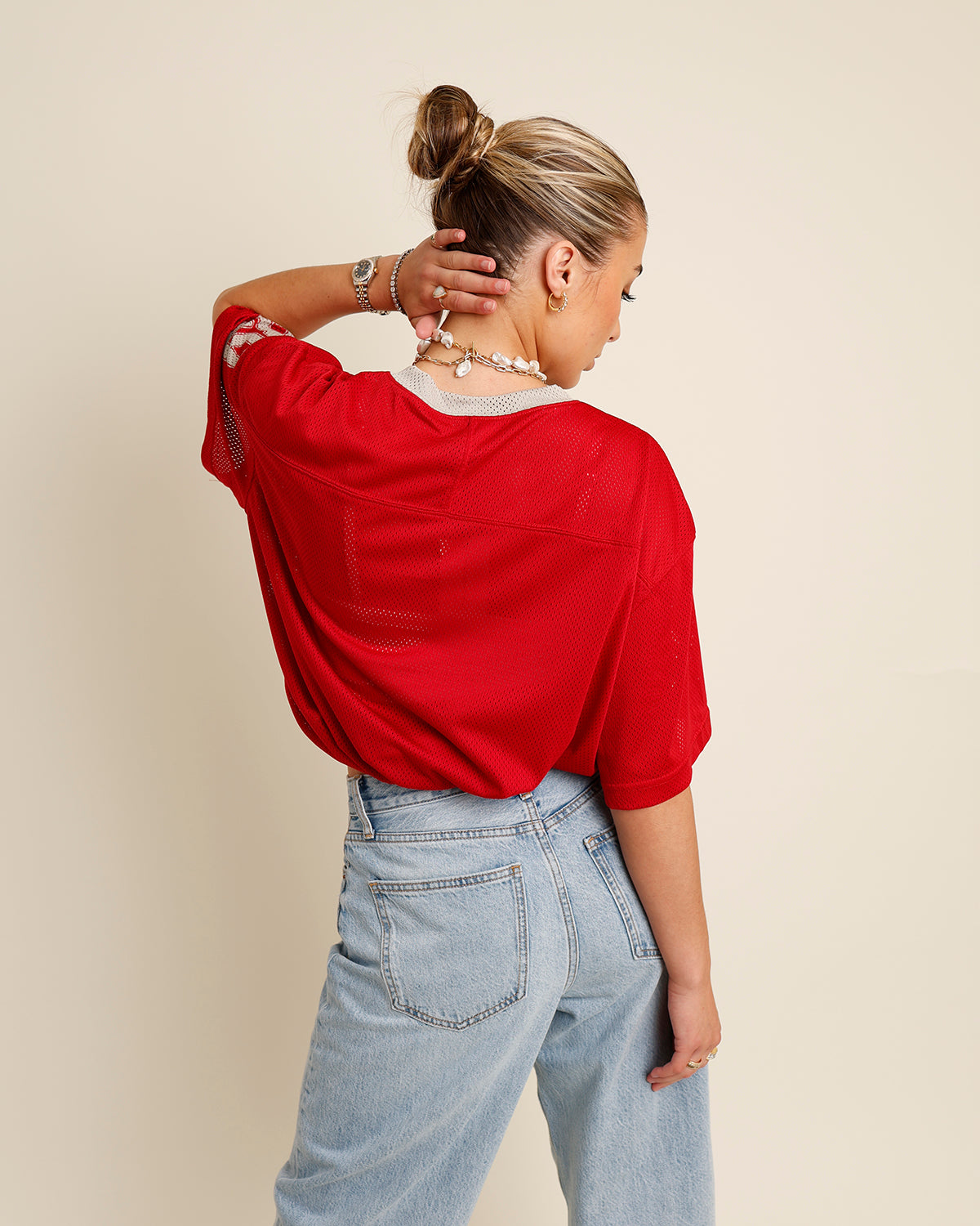 EIGHTY-FINE JERSEY X RED & GRAY