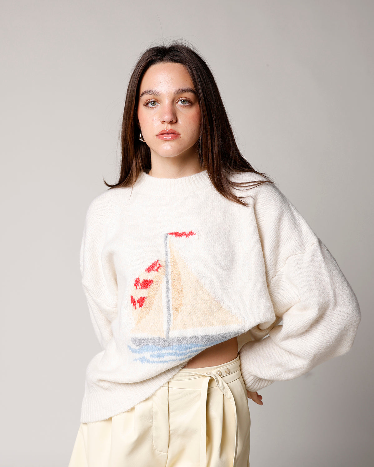SAIL AWAY SWEATER X CREAM