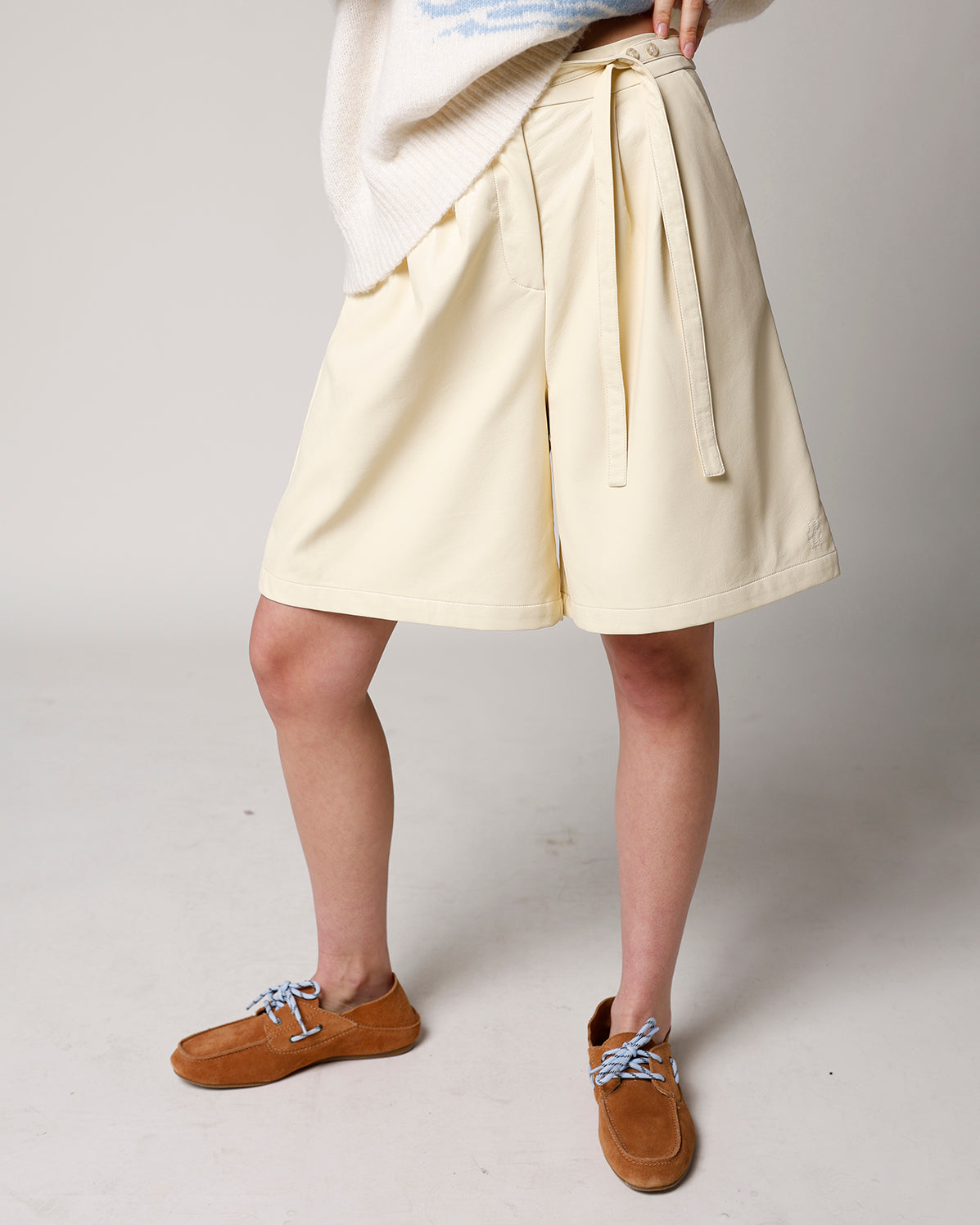 TANGUY BERMUDA SHORTS X PALE YELLOW