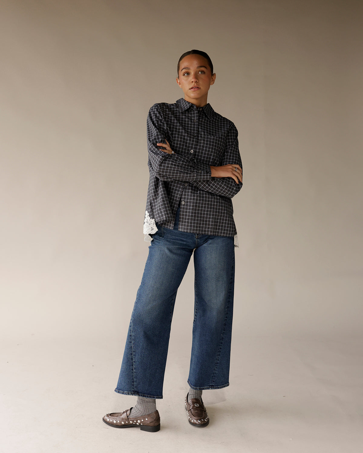 MAUDE SORA BUTTON UP