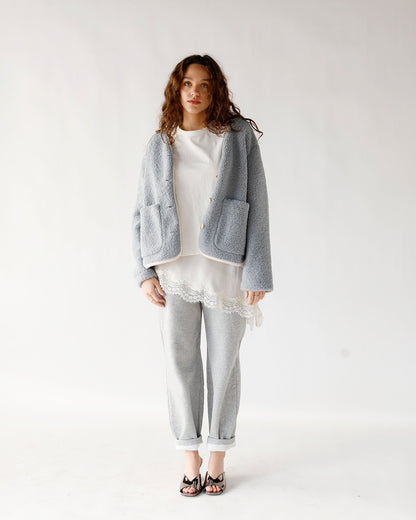 HIP IT GIRL BARREL JOGGERS X HEATHER GREY