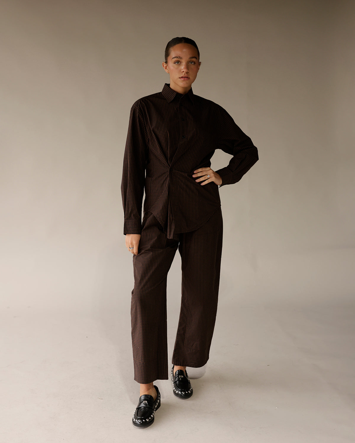 PISTOLA THEO PLAID PANTS X HOT TODDY