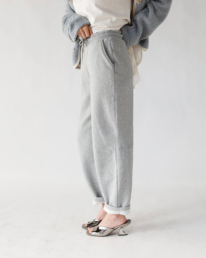 HIP IT GIRL BARREL JOGGERS X HEATHER GREY