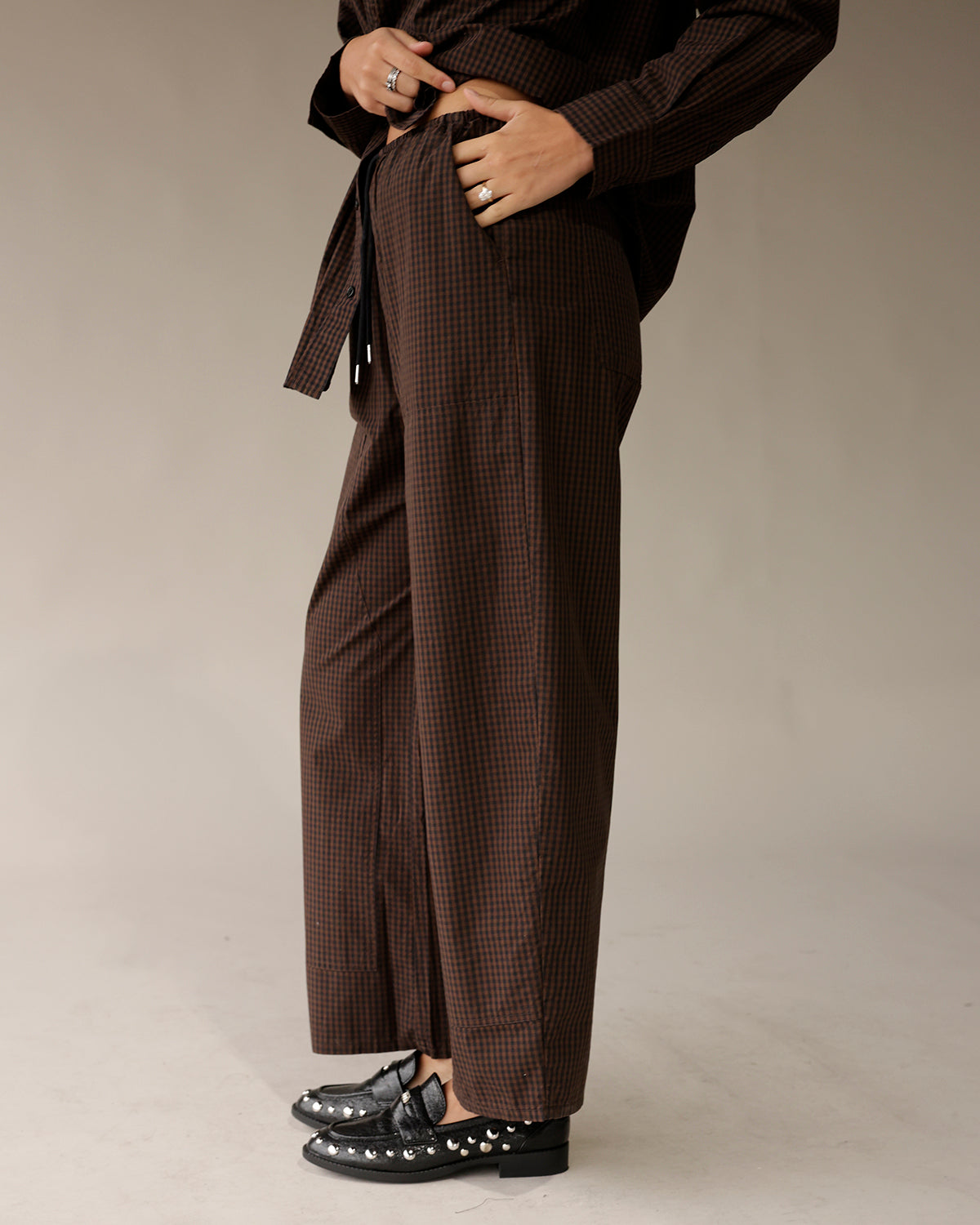 PISTOLA THEO PLAID PANTS X HOT TODDY