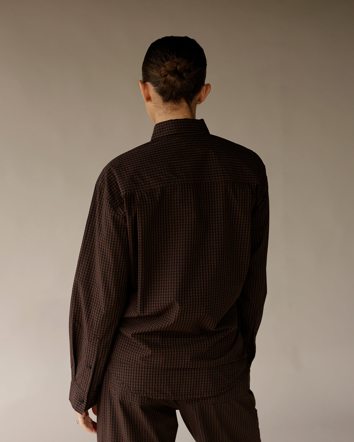 PISTOLA MILA PLAID BUTTON UP X HOT TODDY