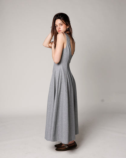 ASH FRONT ZIP MIDI DRESS