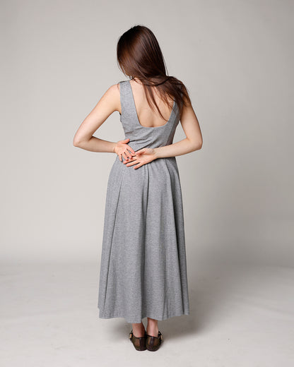 ASH FRONT ZIP MIDI DRESS