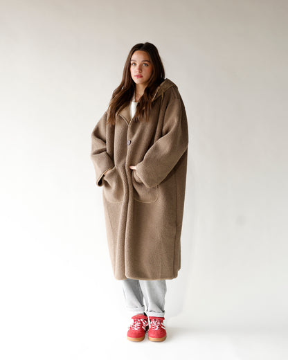EASY LIKE SUNDAY SHERPA COAT