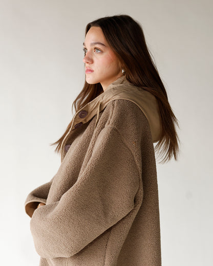 EASY LIKE SUNDAY SHERPA COAT