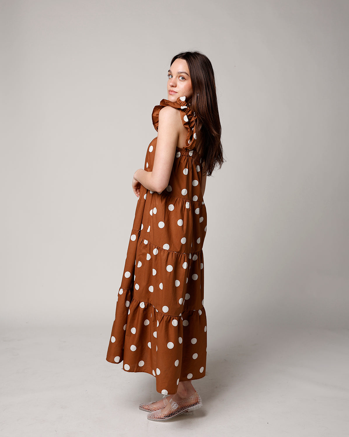 POLKA DOT DARLING MIDI DRESS