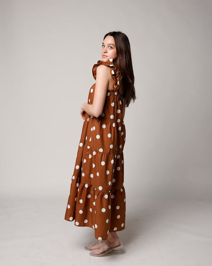 POLKA DOT DARLING MIDI DRESS