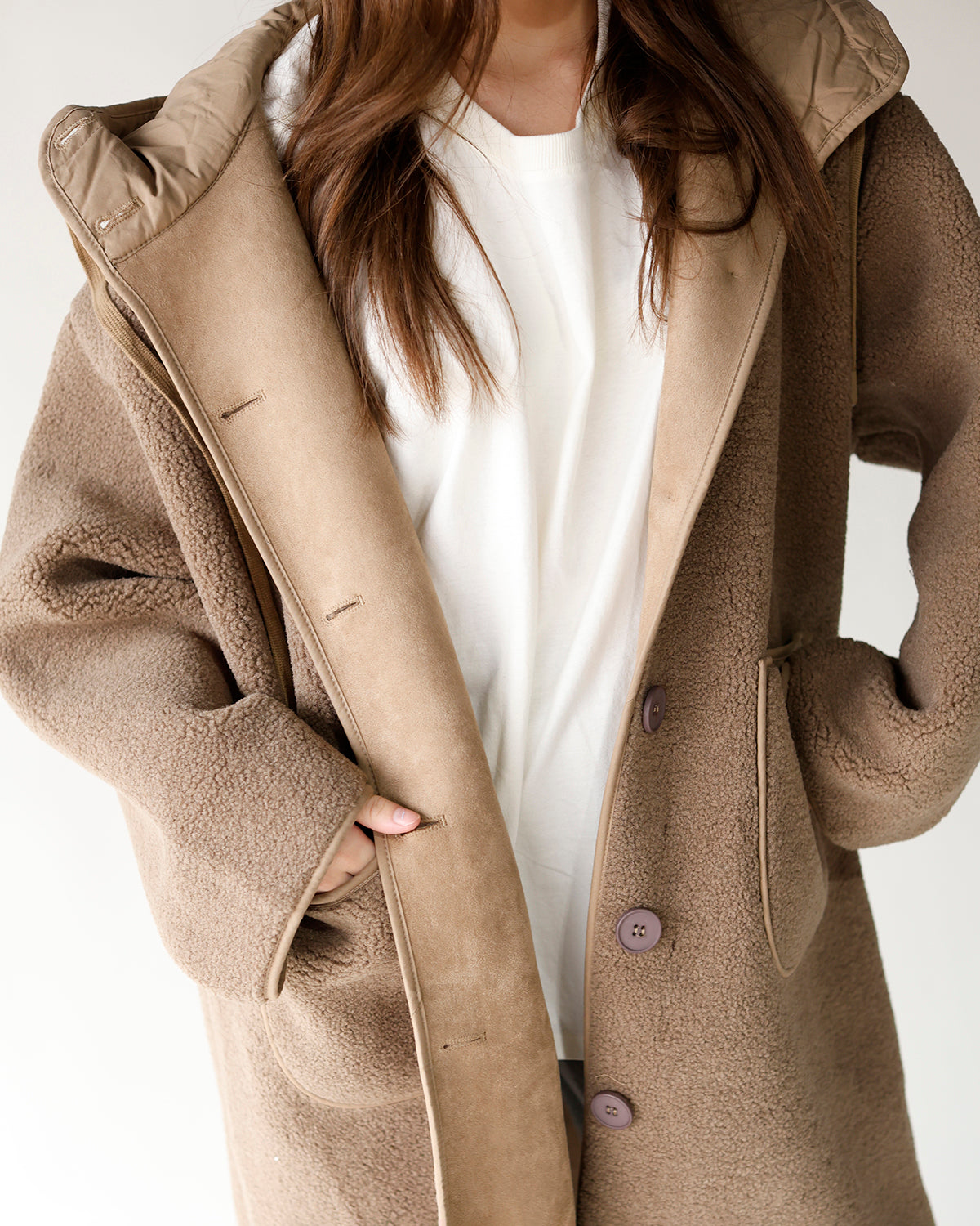 EASY LIKE SUNDAY SHERPA COAT