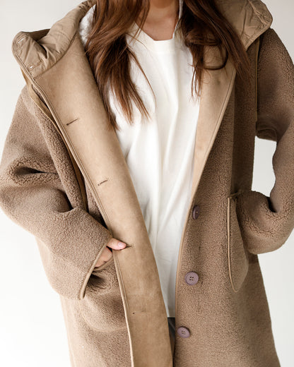 EASY LIKE SUNDAY SHERPA COAT