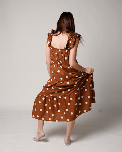 POLKA DOT DARLING MIDI DRESS