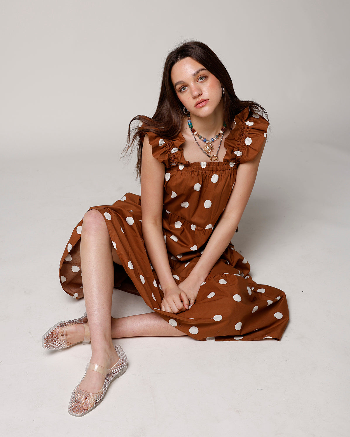 POLKA DOT DARLING MIDI DRESS