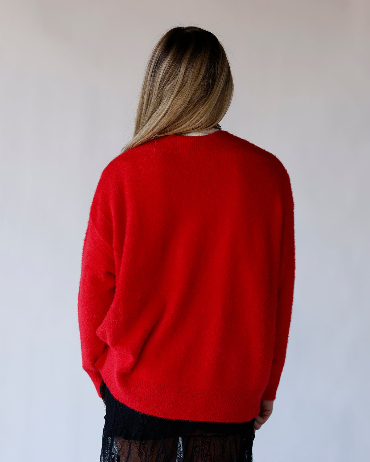 GINGERBREAD COOKIE KNIT CARDI