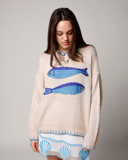 SEASIDE CATCH SWEATER
