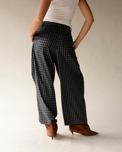 NYC FALL IN LOVE GINGHAM PANTS