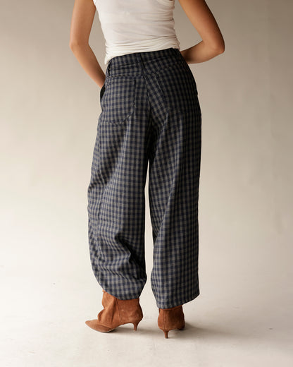 NYC FALL IN LOVE GINGHAM PANTS