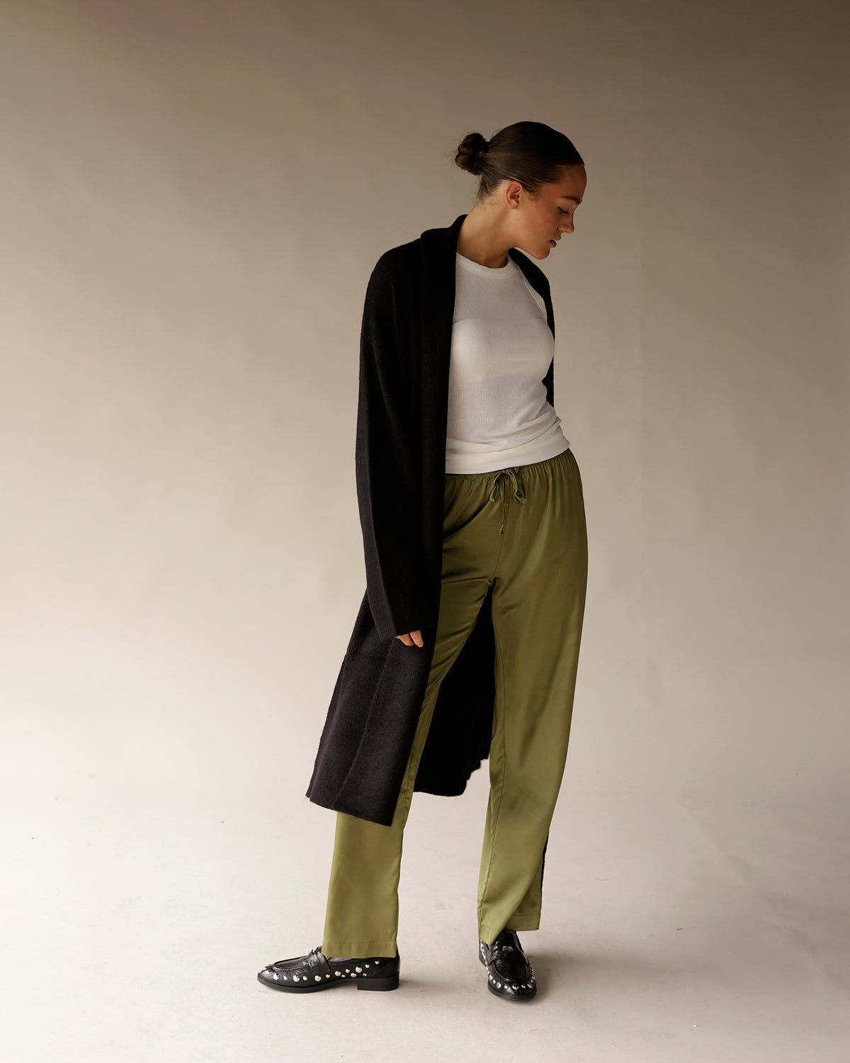 COMFY SEASON LONG SWEATER X DARK GRAY