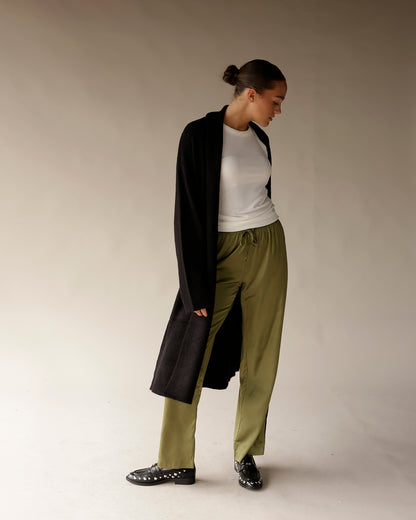 COMFY SEASON LONG SWEATER X DARK GRAY