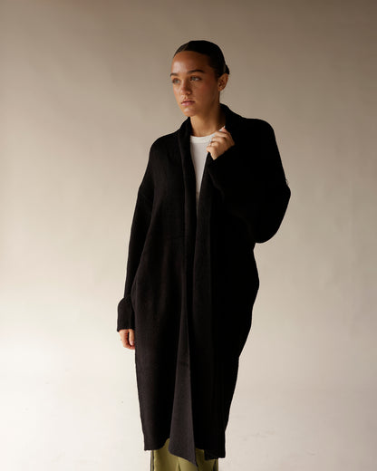 COMFY SEASON LONG SWEATER X DARK GRAY