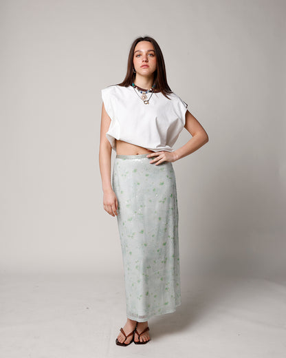 green sequin midi skirt women's midi skirt sequin skirt 