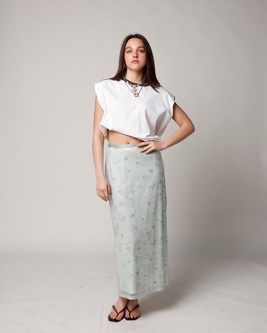 green sequin midi skirt women's midi skirt sequin skirt 