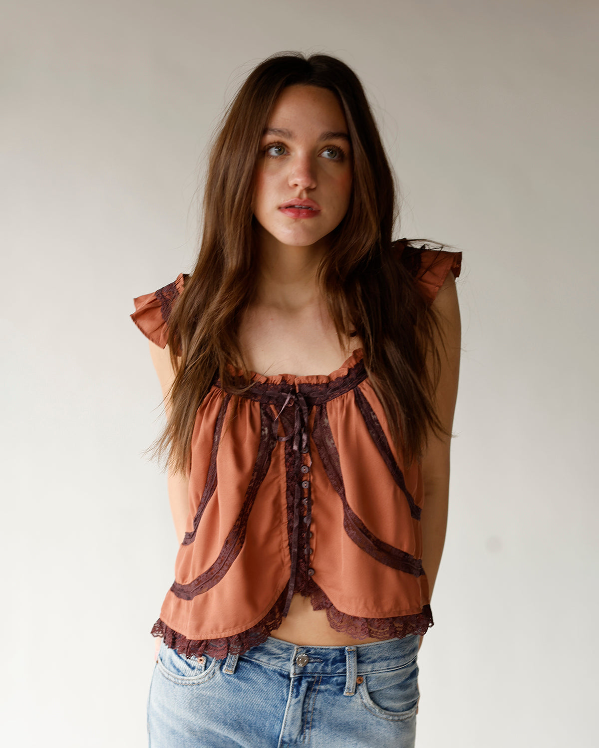FREE PEOPLE MABEL TANK X CANYON SUNSET COMBO