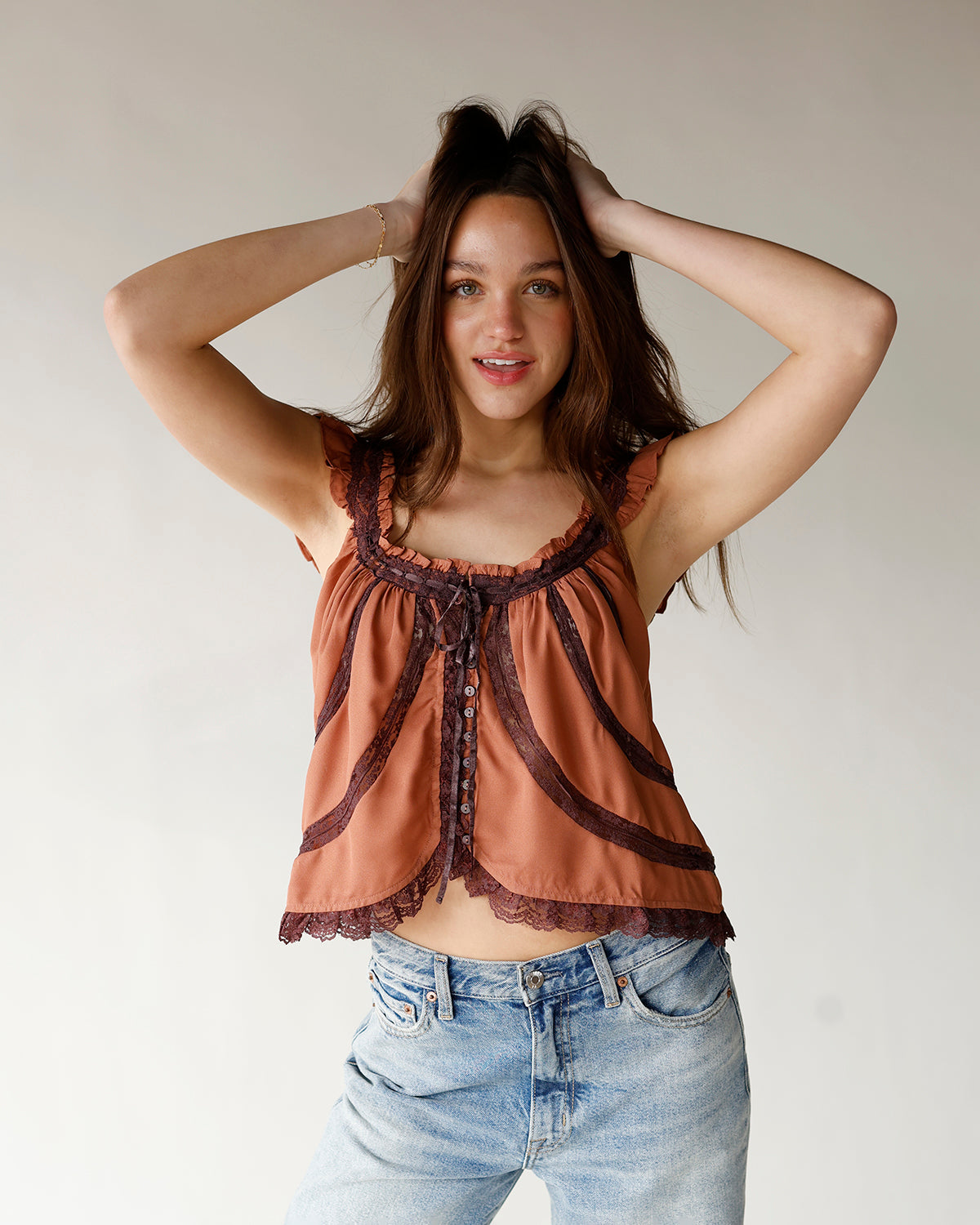 FREE PEOPLE MABEL TANK X CANYON SUNSET COMBO
