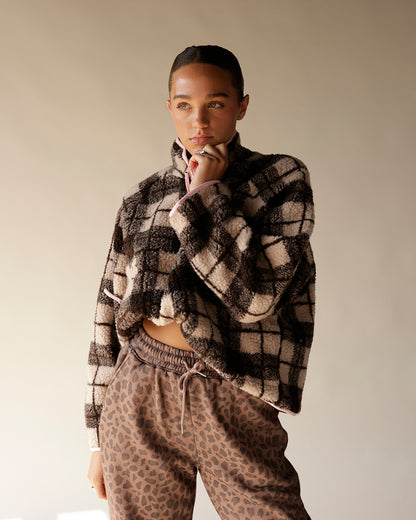 plaid fleece Sherpa everyday coat for fall comfy coat coffee run jacket easy fall outerwear warm comfy jacket for fall coat
