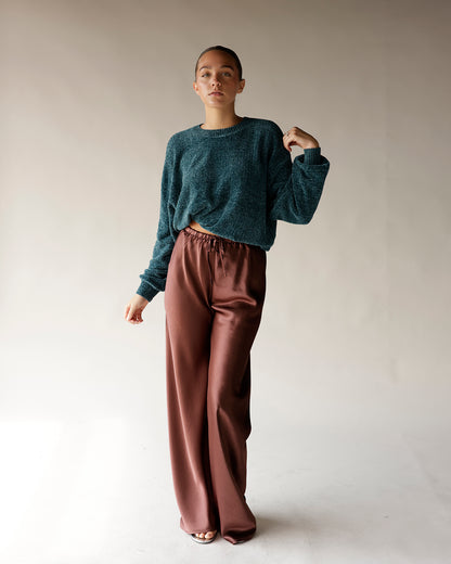 TEALLY COZY SWEATER
