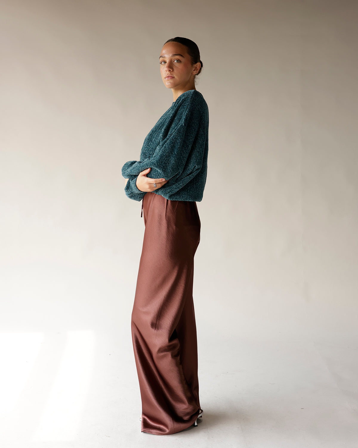 TEALLY COZY SWEATER