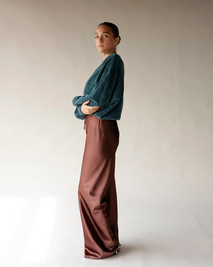 TEALLY COZY SWEATER