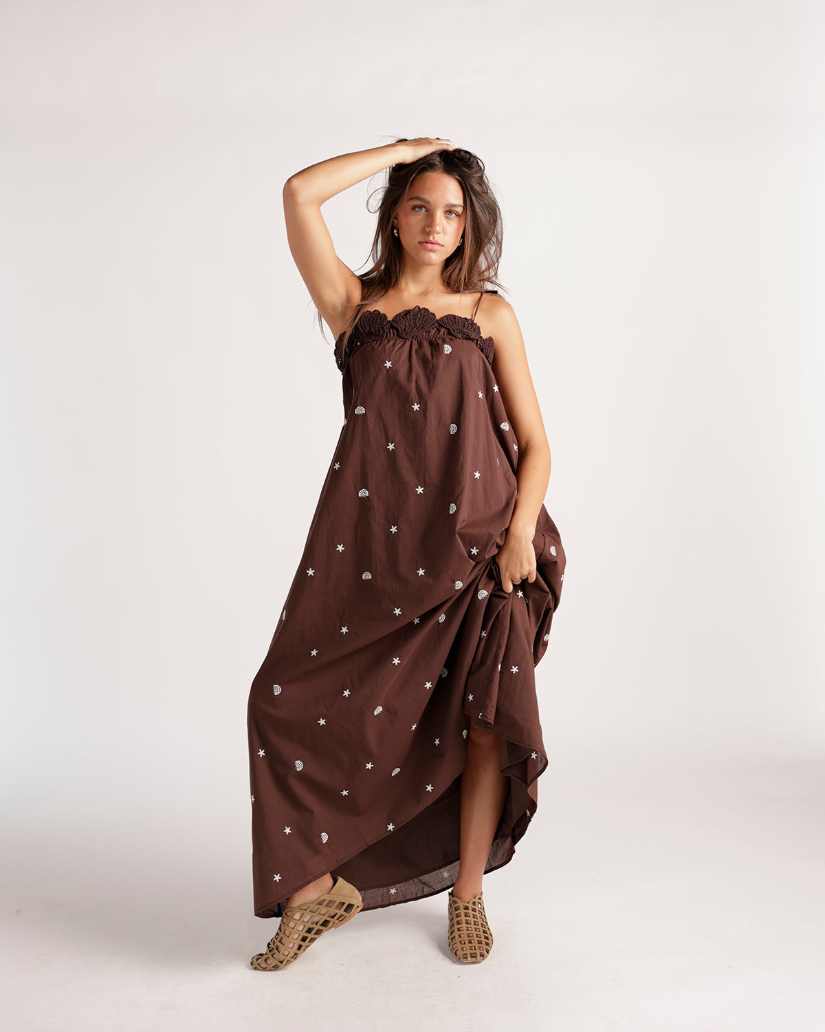 SEASIDE STROLL MAXI DRESS