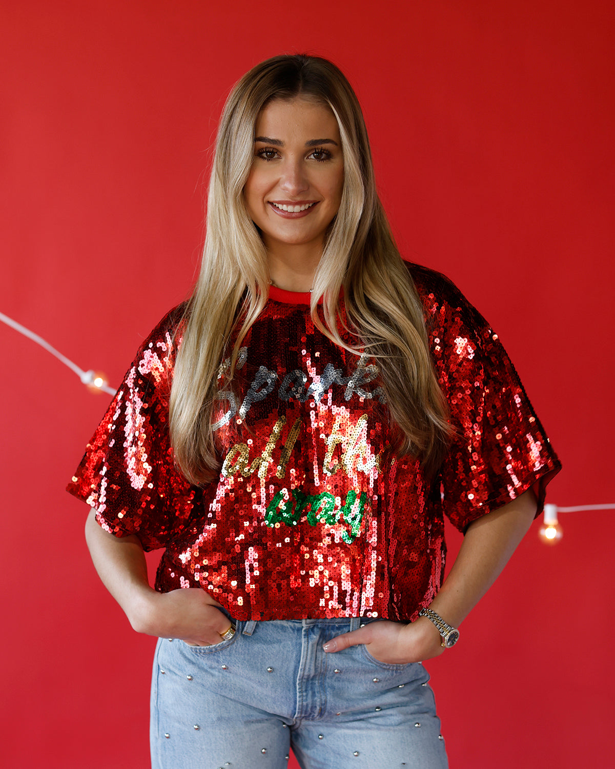 sequin holiday top holiday outfit ideas office party christmas party cocktail party